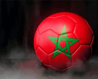 Morocco Soccer Ball Diamond Painting