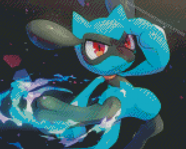 Pokemon Species Riolu Diamond Painting