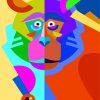 Pop Art Abstract Monkey Diamond Painting