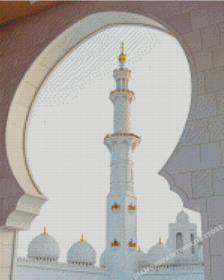 Sheikh Zayed Mosque Building Diamond Painting