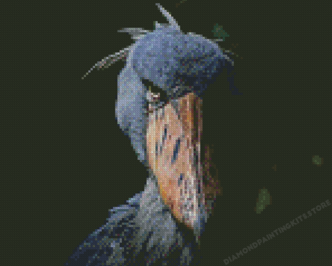 Shoebill Diamond Painting