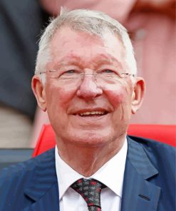 Sir Alex Ferguson Football Manager Diamond Painting