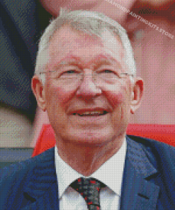 Sir Alex Ferguson Football Manager Diamond Painting