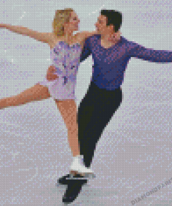 Skating Ice Dancing Couple Diamond Painting