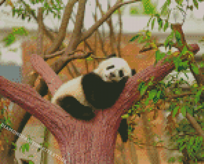 Sleeping Panda Diamond Painting