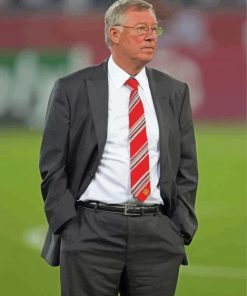 The Scottish Football Manager Alex Ferguson Diamond Painting