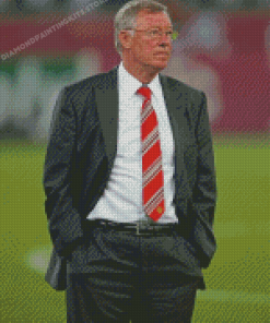 The Scottish Football Manager Alex Ferguson Diamond Painting