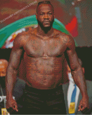 The Professional Boxer Deontay Wilder Diamond Painting