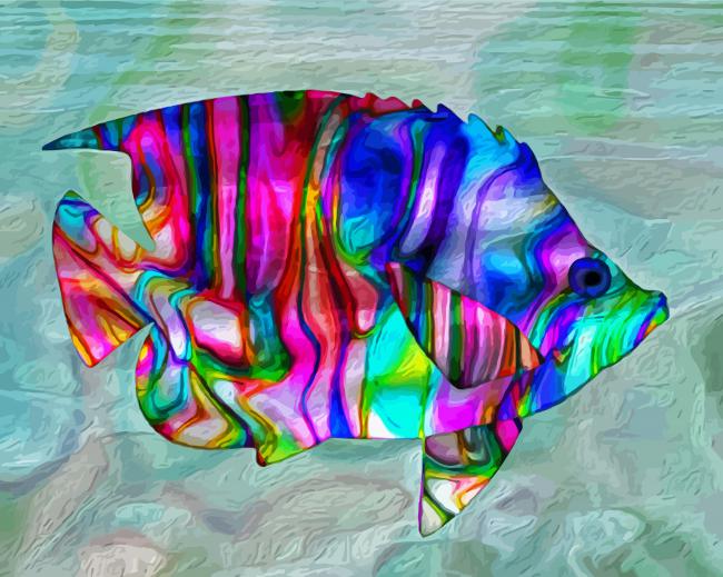 Tropical Colorful Fish Diamond Painting