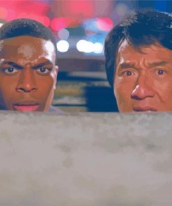 Tucker And Chan From Rush Hour Diamond Painting