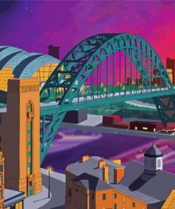 Tyne Bridge Newcastle Diamond Painting
