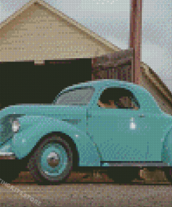 Willys Coupe Car Diamond Painting