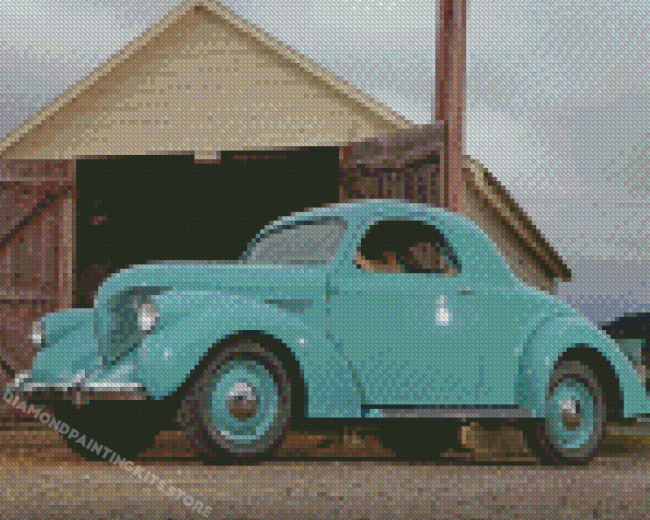 Willys Coupe Car Diamond Painting