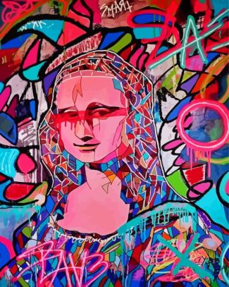 Colorful Mona Lisa Diamond Painting