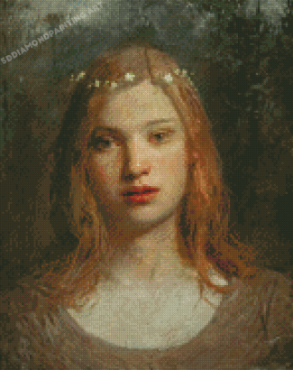Girl By Charles Weed Diamond Painting