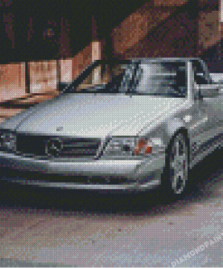 Grey Mercedes Diamond Painting