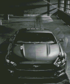 Grey Shelby Mustang Car Diamond Painting