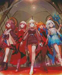 Hololive Characters Diamond Painting