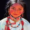 Little Tibet Girl Diamond Painting