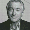 Monochrome Robert De Niro Diamond Painting