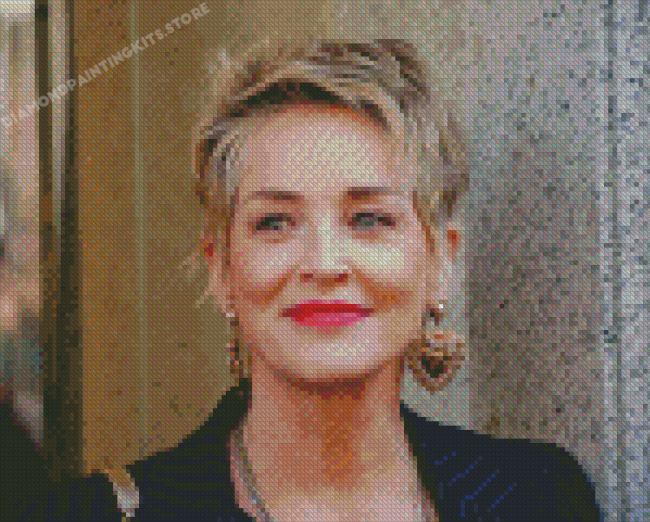 Old Sharon Stone Diamond Painting