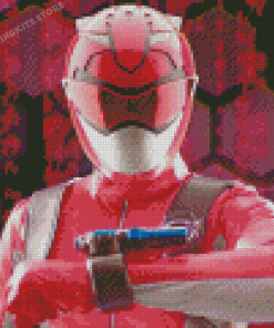 Power Rangers Red Ranger Diamond Painting
