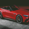 Red Mercedes Sl Diamond Painting