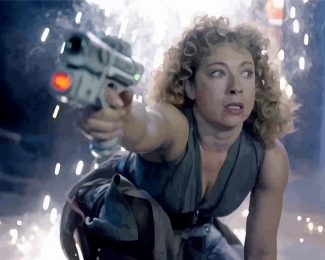 River Song Doctor Who Diamond Painting