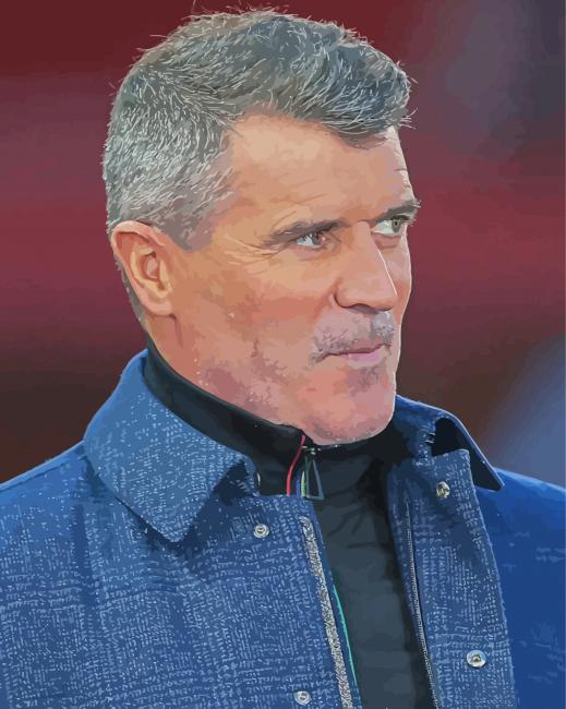 The Irish Football Manager Roy Keane Diamond Painting