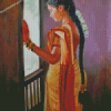 Traditional Girl Diamond Painting