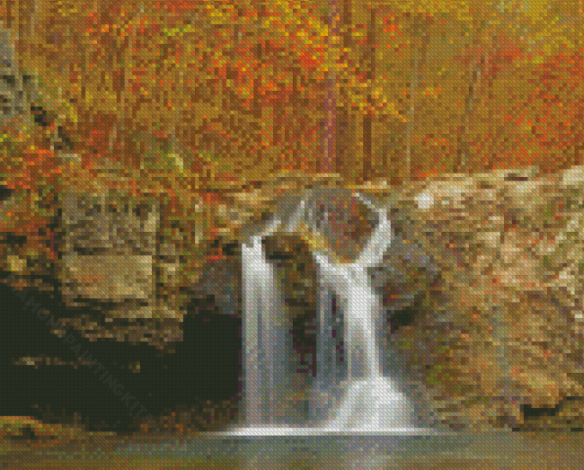 Arkansas Lake Catherine Waterfall Diamond Painting