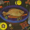 Aroundfish Paul Klee Diamond Painting