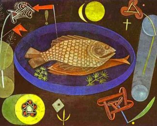 Aroundfish Paul Klee Diamond Painting