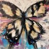 Black And White Abstract Butterfly Diamond Painting