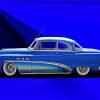 Blue 1953 Buick Car Diamond Painting