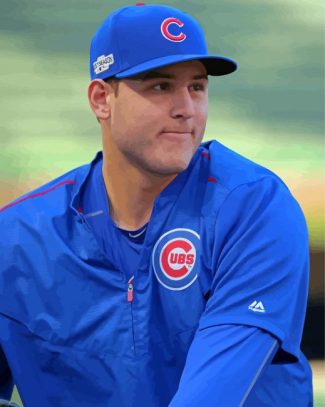 Cubs Anthony Rizzo Player Diamond Painting