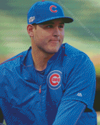 Cubs Anthony Rizzo Player Diamond Painting