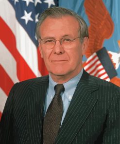 Donald Rumsfeld Diamond Painting