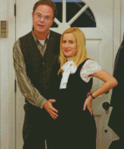 Dwight And Angela The Office Sitcom Diamond Painting