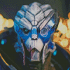 Garrus Vakarian Face Diamond Painting