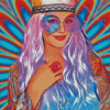 Hippy Girl Diamond Painting