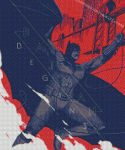Illustration Batman Begins Poster Diamond Painting