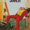 Joker Dancing On Stairs Poster Diamond Painting