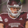 Mississippi State Bulldogs Football Player Diamond Painting