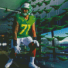 Oregon Ducks Player Diamond Painting