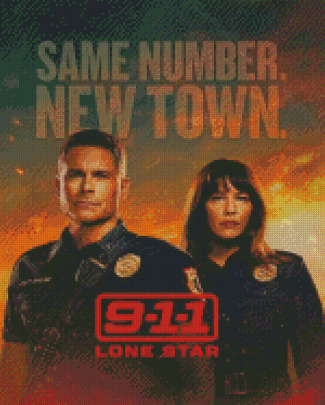 Owen And Michelle 911 Lone Star Characters Diamond Painting