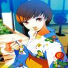 Persona 4 Game Chie Satonaka Diamond Painting