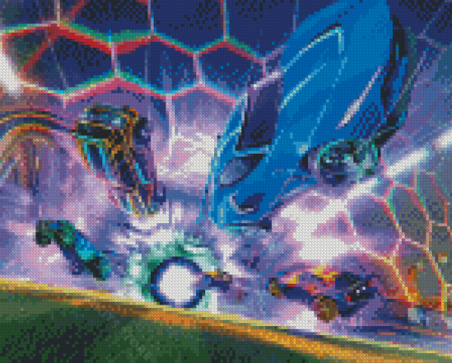 Rocket League Art Diamond Painting