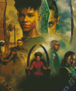 Wakanda Forever Marvel Movie Diamond Painting
