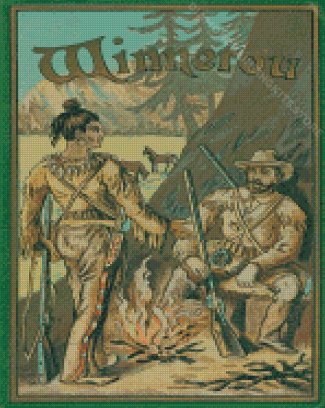 Winnetou Poster Art Diamond Painting